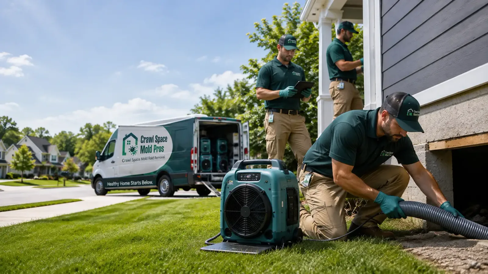 Crawl Space Mold Removal in Potter, WI